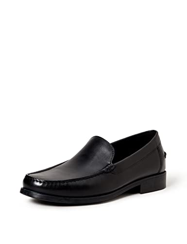 Geox Uomo U New Damon A Mocassini Uomo, Nero (Black), 44 EU