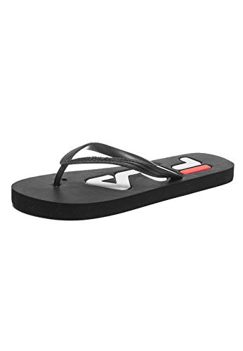 Fila Troy Slipper, Infradito, Uomo, Nero (Black), 40 EU