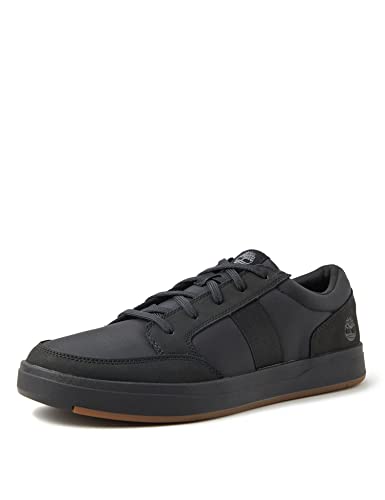 Timberland Uomo Davis Square Fabric And Leather Oxford Basic Scarpe Oxford,Nero Black Nubuck,43 EU