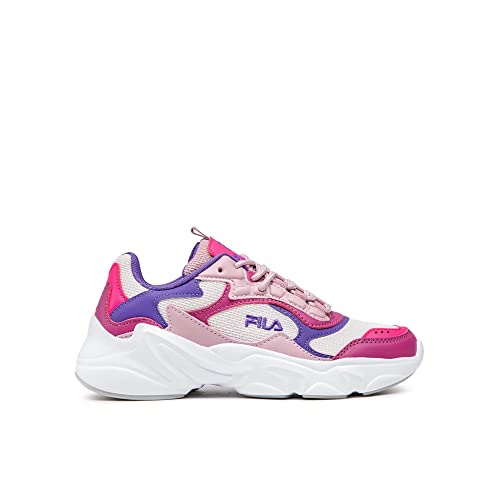 Fila COLLENE CB Teens, Scarpe da Ginnastica, Grigio (Nimbus Cloud-Wild Aster), 36 EU