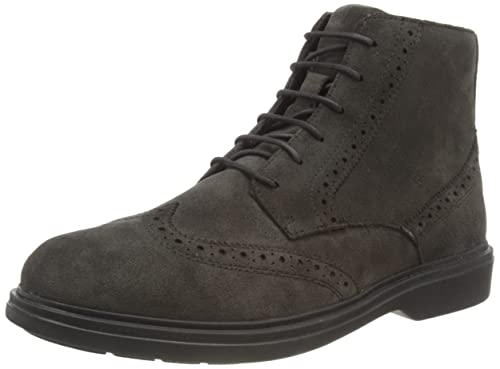 Geox Uomo U Ottavio A Stivaletti Uomo, Grigio (Mud), 42 EU