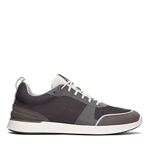 Clarks Lt Lace, Scarpe da Ginnastica Uomo, Maglia Grigia, 42 EU