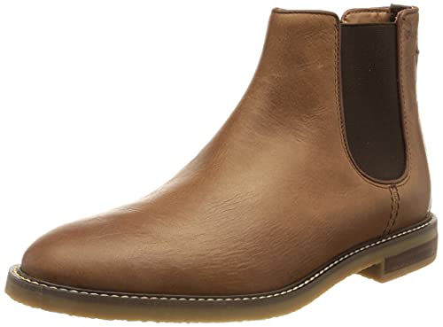 Clarks Jaxen, Stivali Chelsea Uomo, Marrone (Tannet Skin), 41 EU