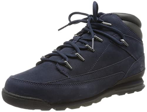 Timberland Uomo Euro Rock WR Stivali, Blu (Navy/Nubuck), 42 EU