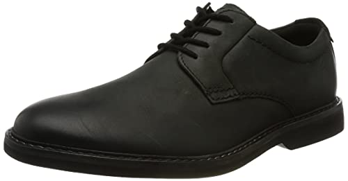 Clarks Atticus LTLace, Oxford, Uomo, Nero (Black Interest), 41 EU