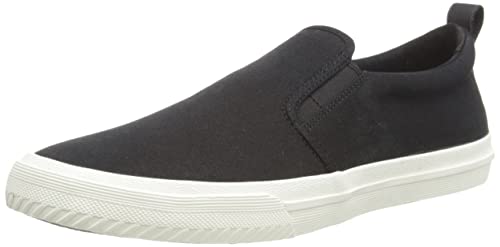 Clarks Roxby Step, Mocassino da Uomo, Nero (Black Canvas), 46 EU