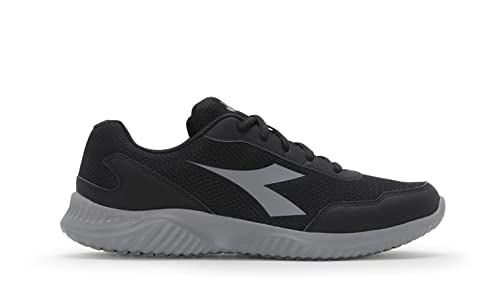 Diadora ROBIN 3, Scarpe da Running Uomo, Nero/Grigio (Acciaio), 41 EU