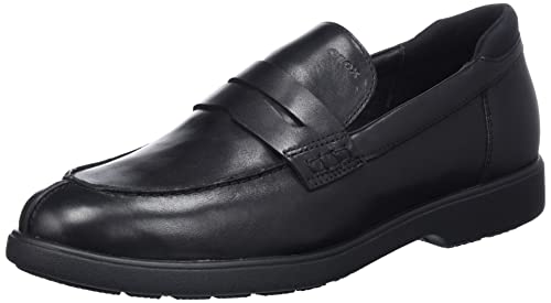 Geox U Spherica Ec11 Wide, Mocassini Uomo, Nero (C9999 Black), 41 EU