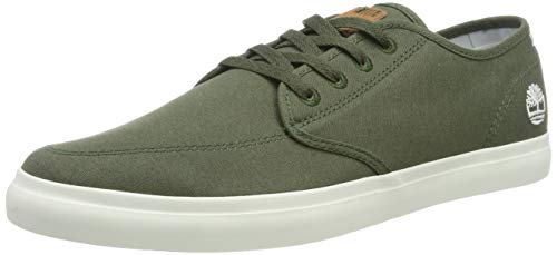 Timberland Union Wharf Derby, Scarpe da Ginnastica Uomo, Verde (Dark Green Canvas), 40 EU