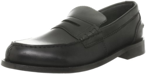 Clarks Beary Loafer 20348634, Mocassini uomo, Nero (Schwarz (Black Leather)), 43