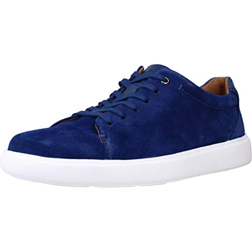 Clarks Cambro Low, Scarpe da Ginnastica, Uomo, Blu (Scamosciato.), 44 EU