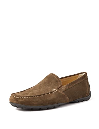 Geox U Moner V, Mocassini Uomo, Marrone Coffee, 43 EU