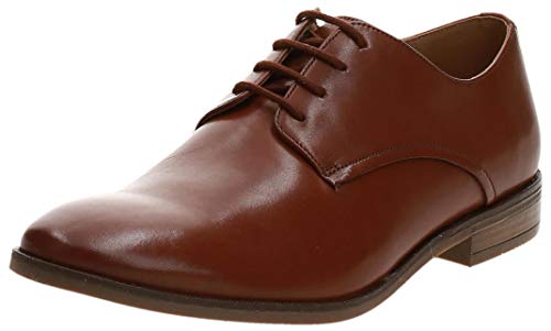Clarks Stanford Walk, Scarpe Stringate Derby Uomo, Marrone (Tan Leather Tan Leather), 42 EU