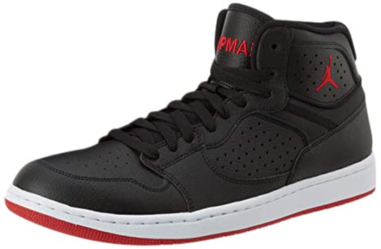 Nike Jordan Access, Basketball Shoe Uomo, Black Gym Red White, 46 EU