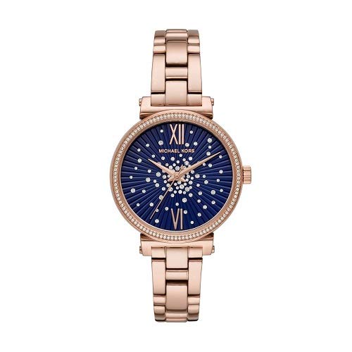 Michael Kors Orologio Analogico Quarzo Donna con Cinturino in Acciaio Inox MK3971
