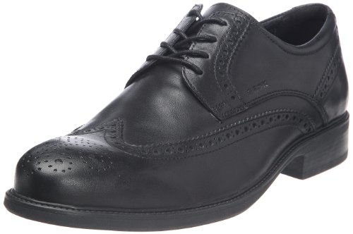 Geox U Carnaby A, Scarpe Stringate Basse Derby Uomo, Black, 41 EU