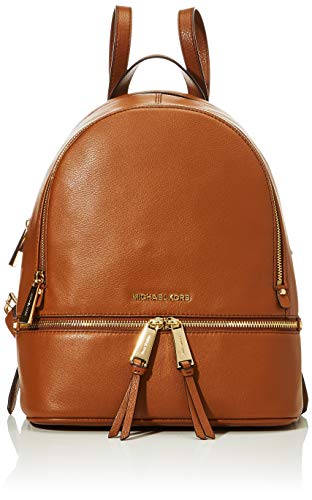 Michael Kors Rhea Zip, Borsa a Zainetto Donna, Marrone (Luggage), 24.1x31.8x12.7 cm (W x H x L)