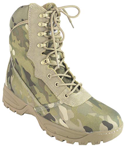 Savage Island Anfibi Combattimento Zip Laterale Mimetico Deserto