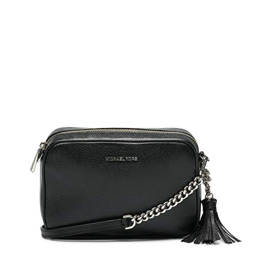 Michael Kors Ginny Crossbody Bag, Borsa Donna, Black, Taglia Unica