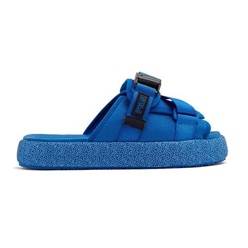 FILA Sandalo Atlas Slide Uomo, Blu Principe/Nero, 39 EU