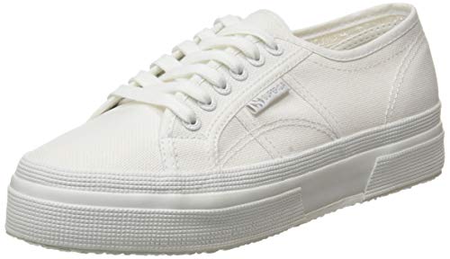 SUPERGA 2736 COTU DBL3, Sneaker, Unisex - Adulto, Bianco (Total White C42), 40 EU