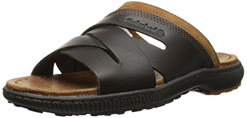 Timberland FTP_EK Hollbrook Slide, Sandali Uomo, Marrone Scuro, 40 EU