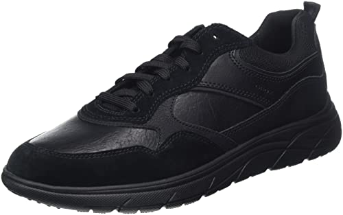 Geox U Portello A, Sneakers Uomo, Nero (Black), 43 EU