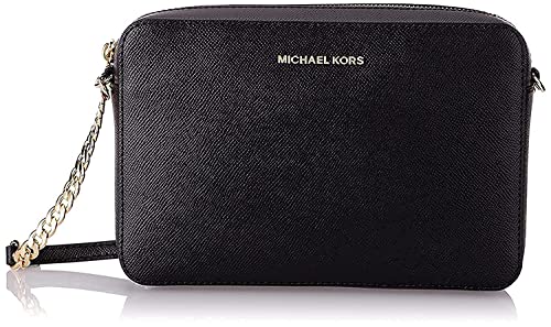Michael Kors Jet Set Large, Borsa a Tracolla Donna, Nero (Black), 5x15x20 cm (W x H x L)