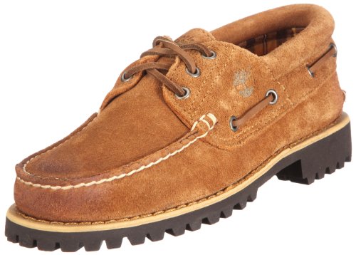 Timberland 3 Eye 71592, Mocassini Uomo, Marrone (Braun/lt Brown Sde), 41