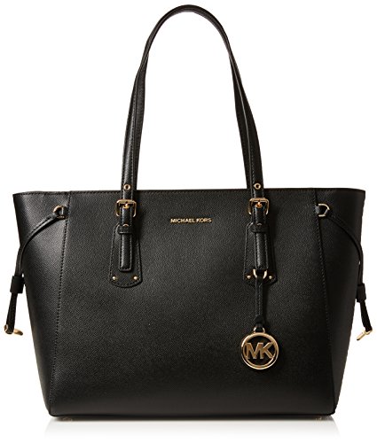 Michael Kors Voyager, Acquirenti Donna, Nero (Black), 15x26x35 Centimeters (W x H x L)