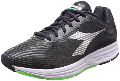 Diadora ACTION +3, Scarpe da Running Uomo, Grigio (Dk Smoke/Bianco Ottico), 40.5 EU